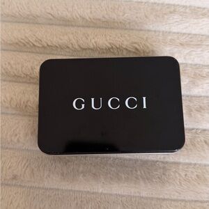 Gucci Black Metal Storage Tin / Case – Authentic Packaging